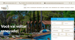 Desktop Screenshot of hotelfazendaflorestadolago.com.br