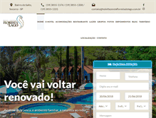 Tablet Screenshot of hotelfazendaflorestadolago.com.br